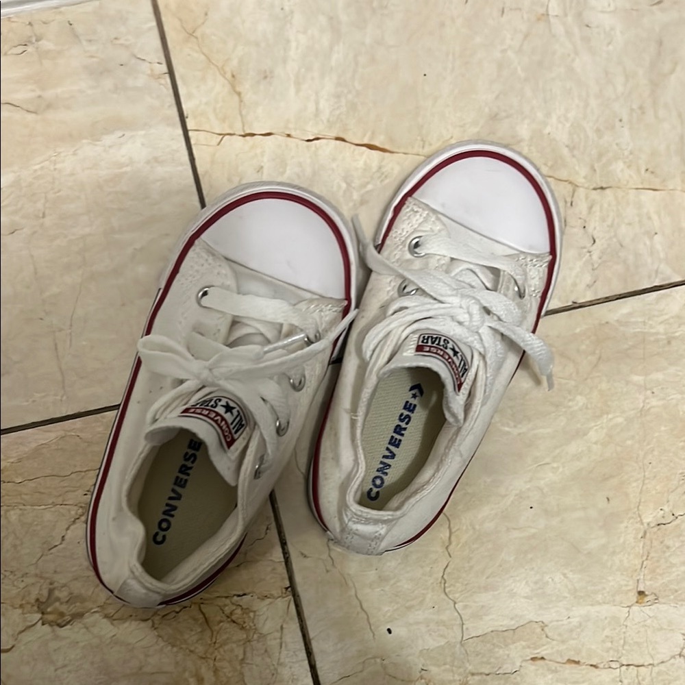 Converse Kids White Sneakers